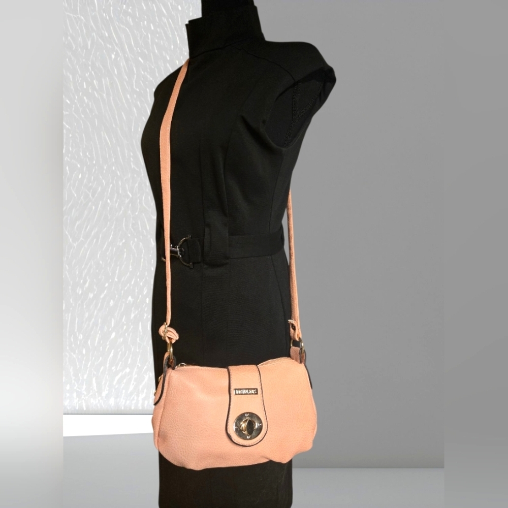 Michael Kors Pink Salmon Crossbody Leather